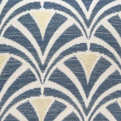 Housse de coussin géométrique en chenille