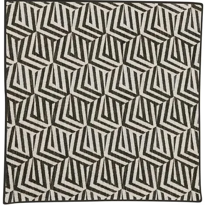 Housse de Coussin Motif Géométrique