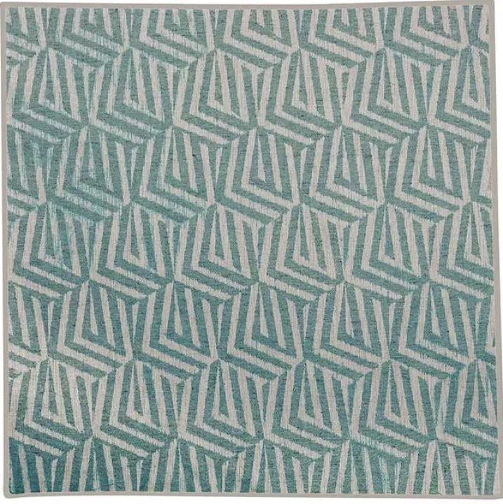 Housse de Coussin Motif Géométrique