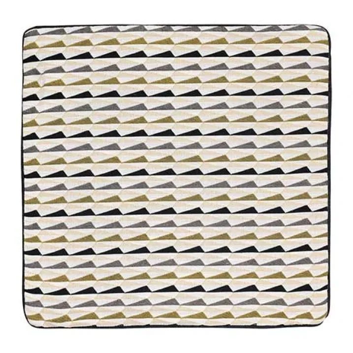 Housse de Coussin à Motifs Géométriques Colorés