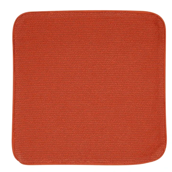 Housse de coussin passepoilée