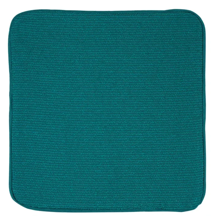 Housse de coussin passepoilée