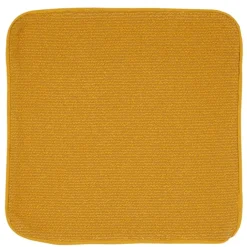 Housse de coussin passepoilée