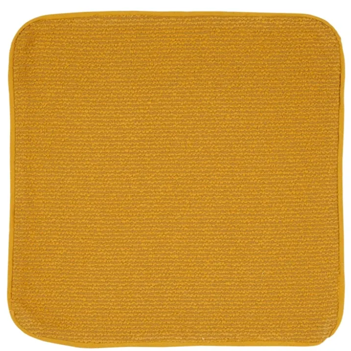 Housse de coussin passepoilée