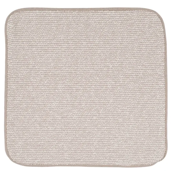 Housse de coussin passepoilée