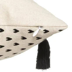 Housse de coussin visage en corde