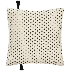Housse de coussin visage en corde