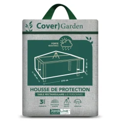 Housse de protection table de jardin rectangulaire