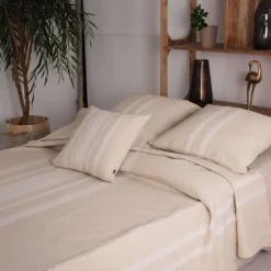 Jeté de Lit coton épais Rustique