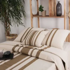 Jeté de Lit coton épais Rustique