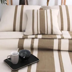 Jeté de Lit coton épais Rustique