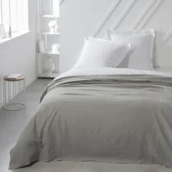 Jeté de lit en gaze de coton