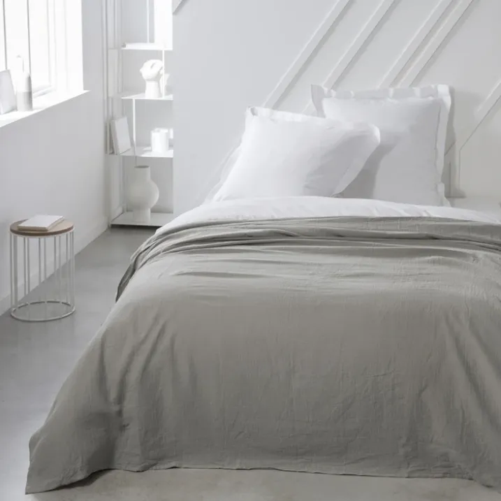 Jeté de lit en gaze de coton