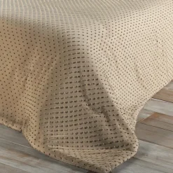 Jeté de lit à petits pompons