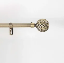 Kit de tringle embouts sphères sculptées