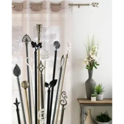 Kit de tringle embouts sphères sculptées