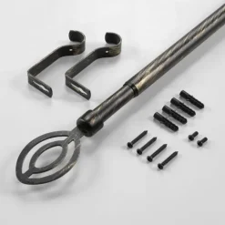 Kit de tringle extensible au style géométrique