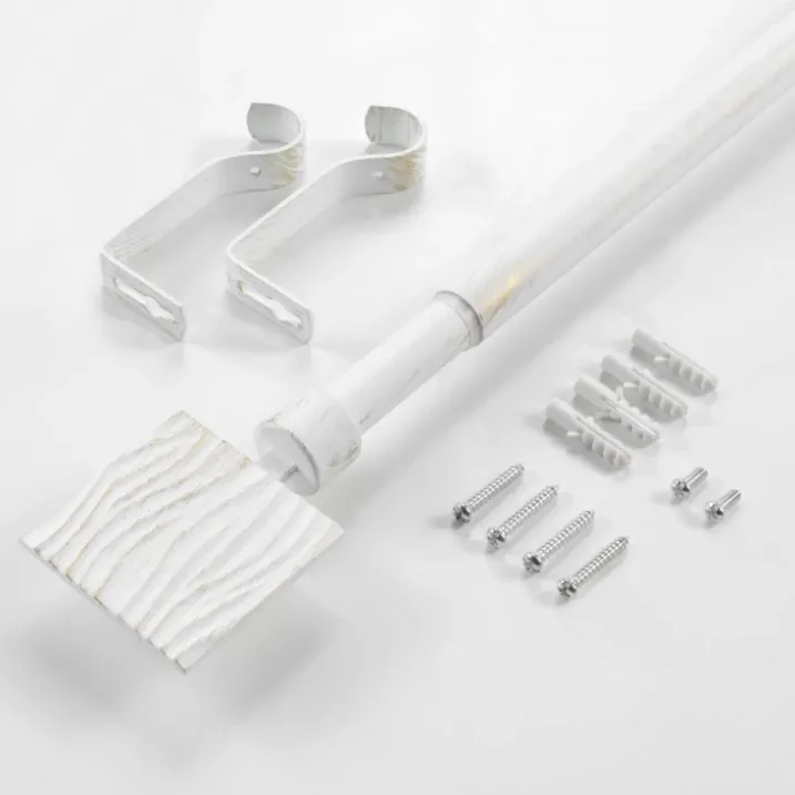 Kit de tringle extensible patiné or