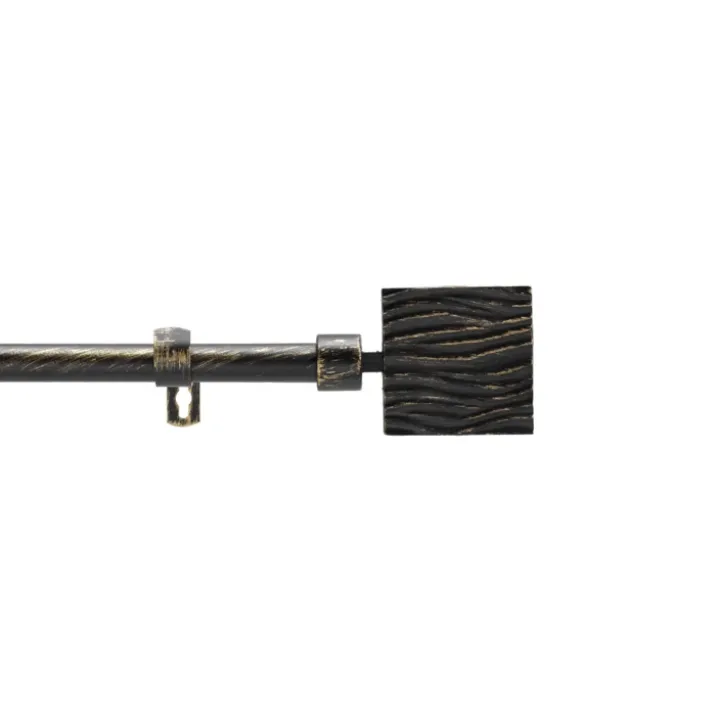 Kit de tringle extensible patiné or