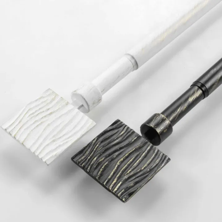 Kit de tringle extensible patiné or
