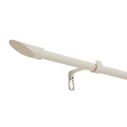 Kit tringle à rideaux extensible avec embout flèche en métal