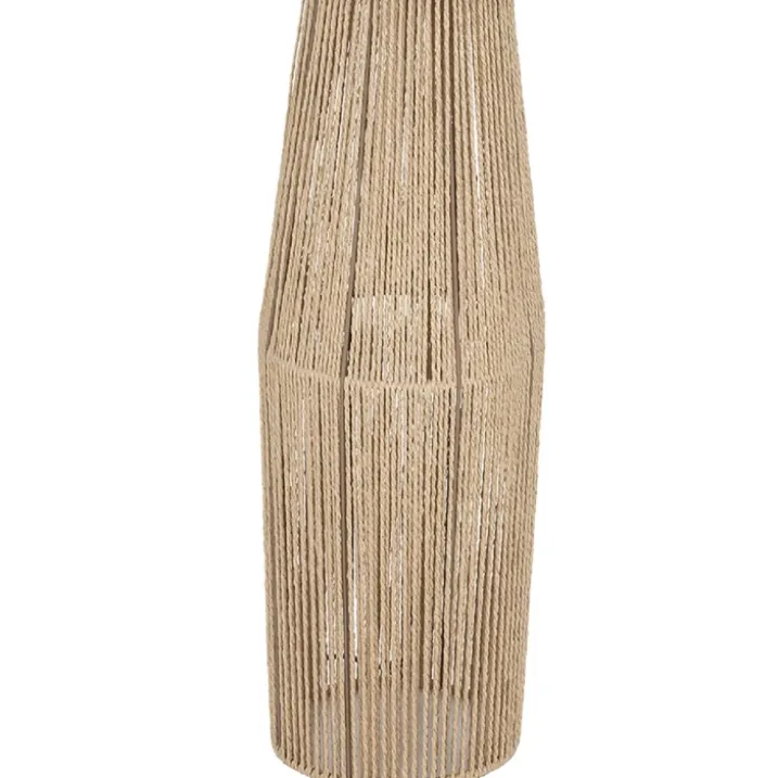 Lampadaire bi matières