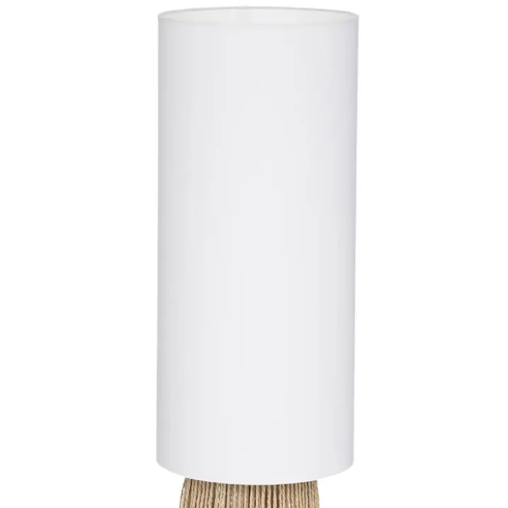 Lampadaire bi matières