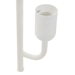 Lampadaire design en acier et béton