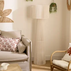 Lampadaire design en coton