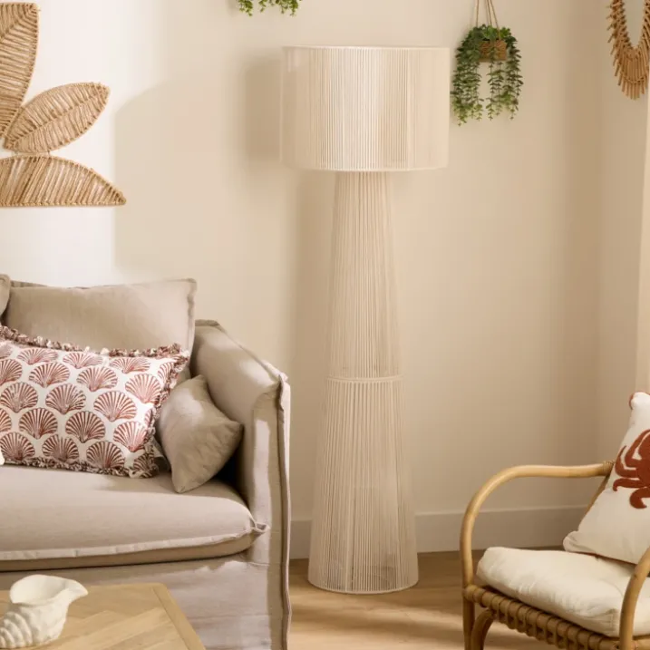 Lampadaire design en coton
