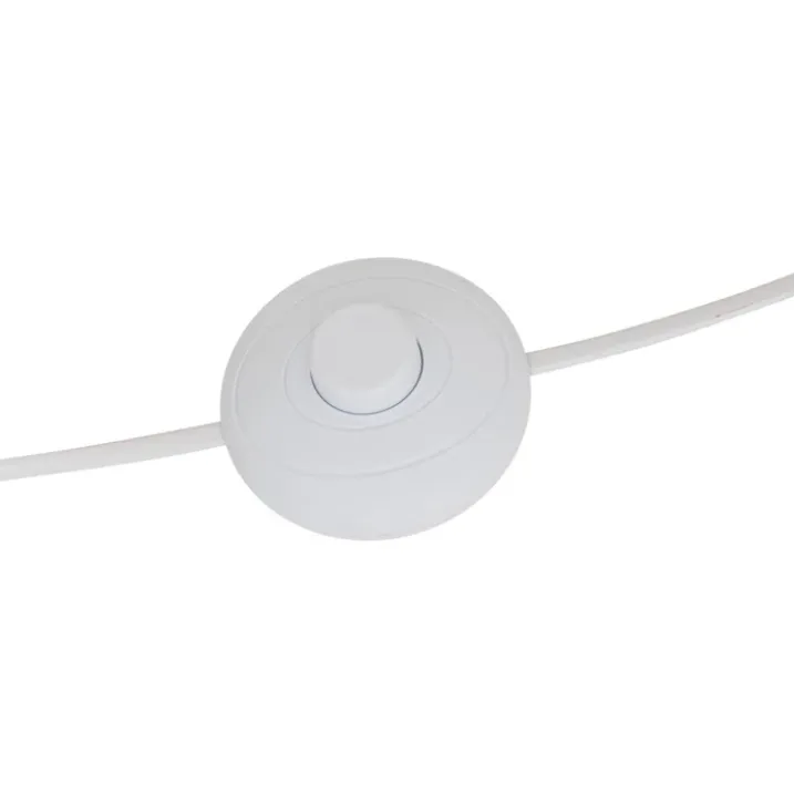 Lampadaire sculptural en papier avec double éclairage