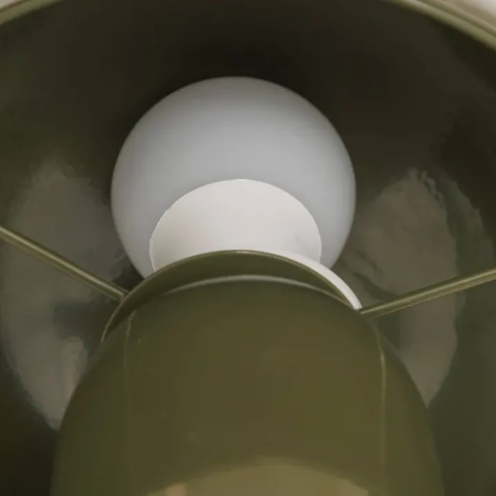 Lampe champignon en métal