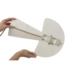 Lampe champignon en papier design