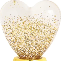 Lampe décorative cœur lumineuse à paillettes