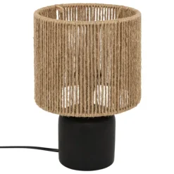 Lampe de table cylindre style bohème