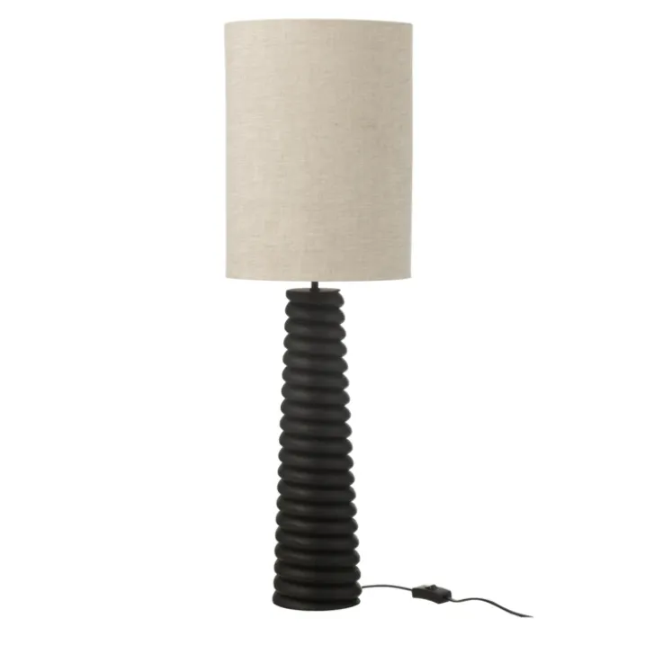 Lampe à poser abat-jour tissu