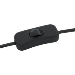 Lampe à poser en métal avec abat-jour arrondi