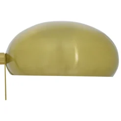 Lampe à poser en métal avec abat-jour arrondi