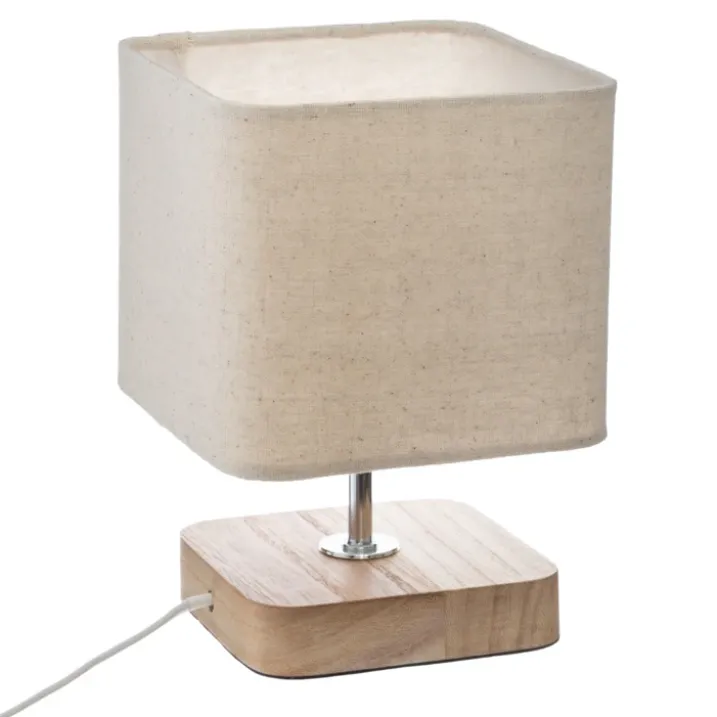 Lampe socle en bois style scandinave