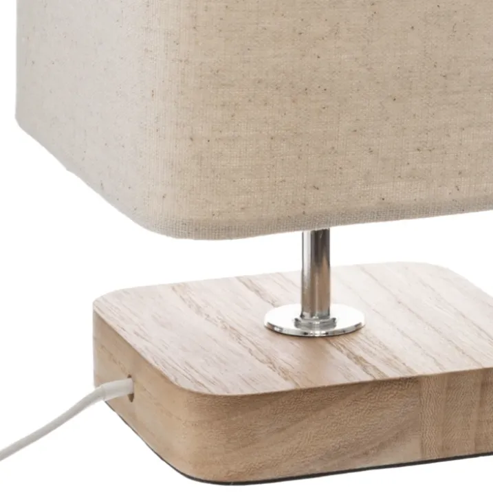 Lampe socle en bois style scandinave