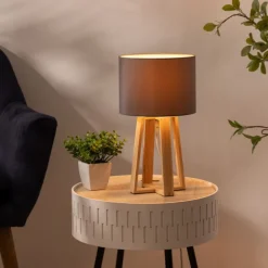 Lampe trépied esprit scandinave