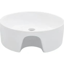 Lavabo rond avec trop-plein
