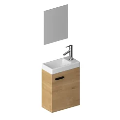 Lave main avec miroir