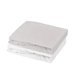 Lot alèse imperméable et drap-housse bébé en coton