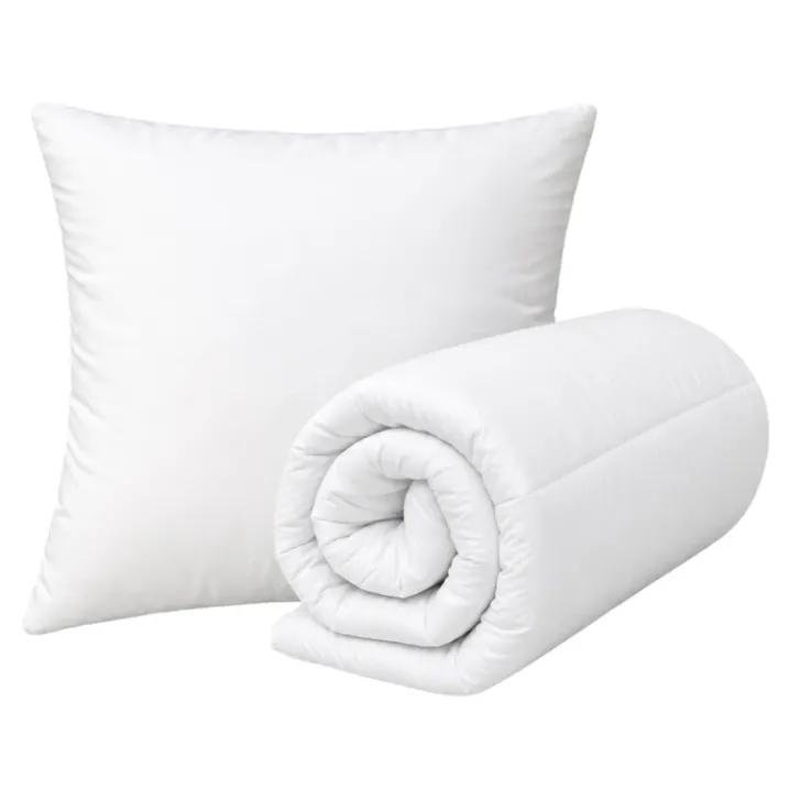 Lot couette chaude premium anti-acariens+ 1 oreiller respirant