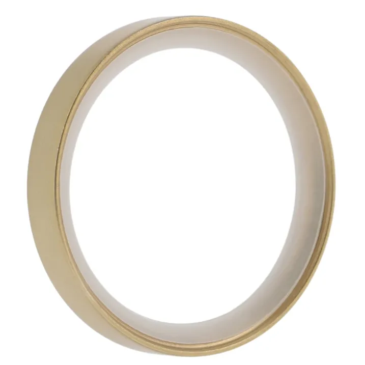 Lot de 10 anneaux plats pour tringle D28 mm doré mat