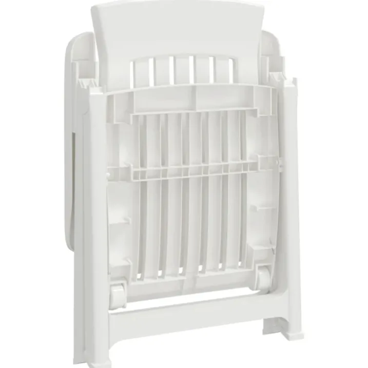 Lot de 2 chaises de jardin inclinables pliantes