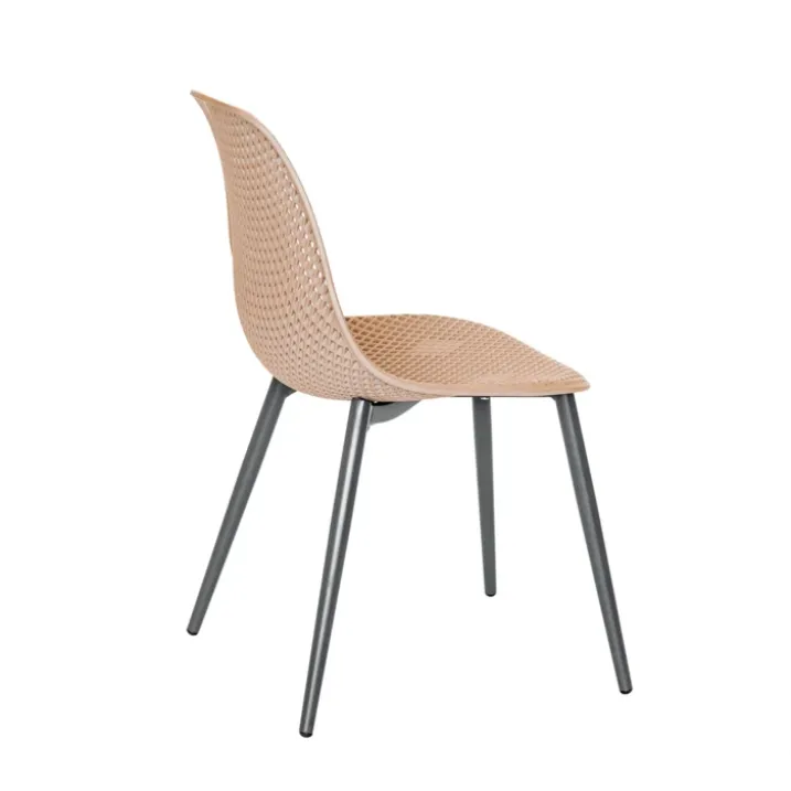 Lot de 2 chaises exterieur en résine tressée