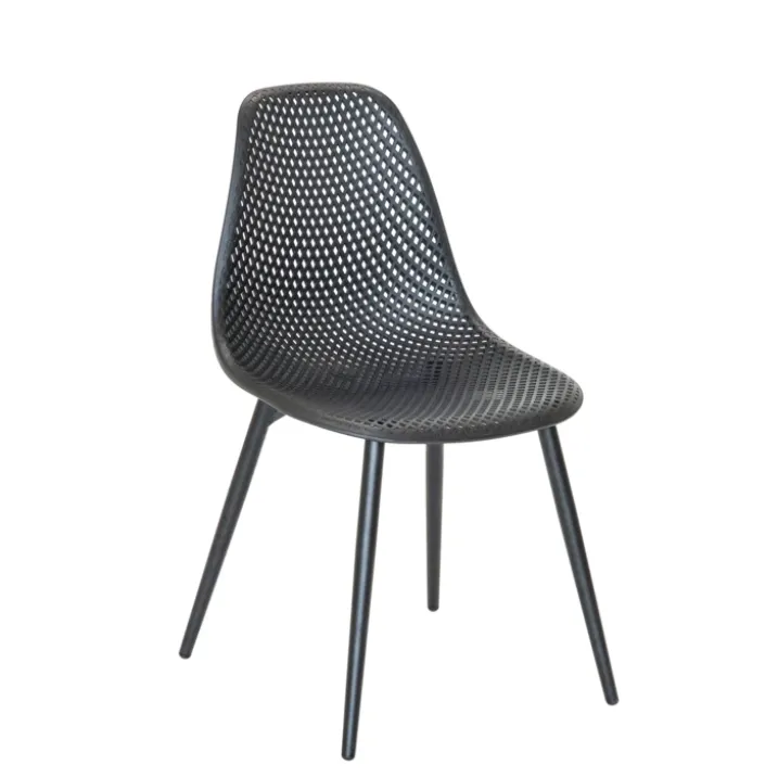 Lot de 2 chaises exterieur en résine tressée
