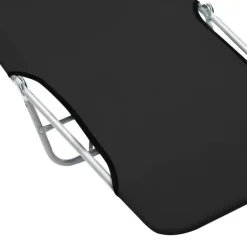 Lot de 2 chaises longues pliables